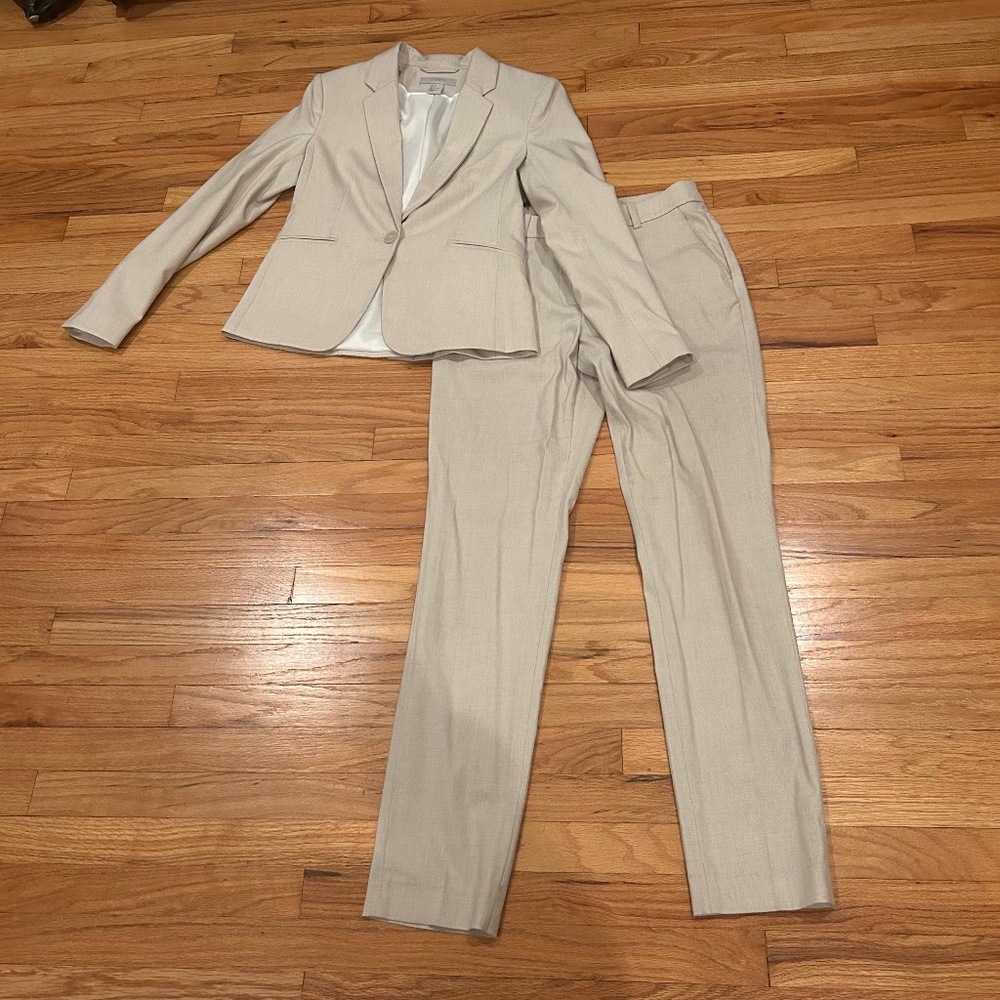 H&M Cream Blazer & Suit Jacket Set